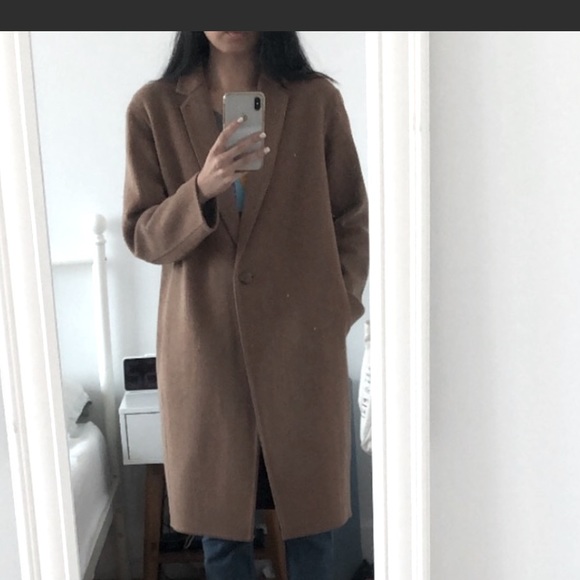 Uniqlo women double faced cocoon coat - XXS - Picture 2 of 5
